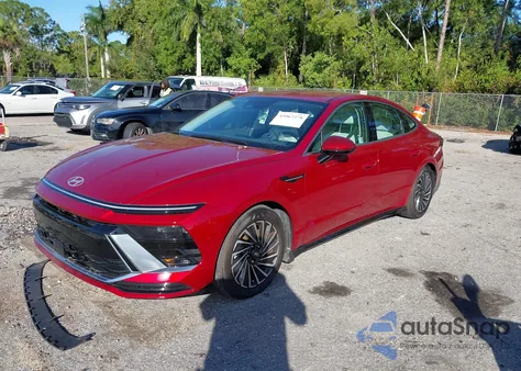 2025 Hyundai Sonata Hybrid Sel z USA, uszkodzony, nr VIN KMHL34JJ3SA102694